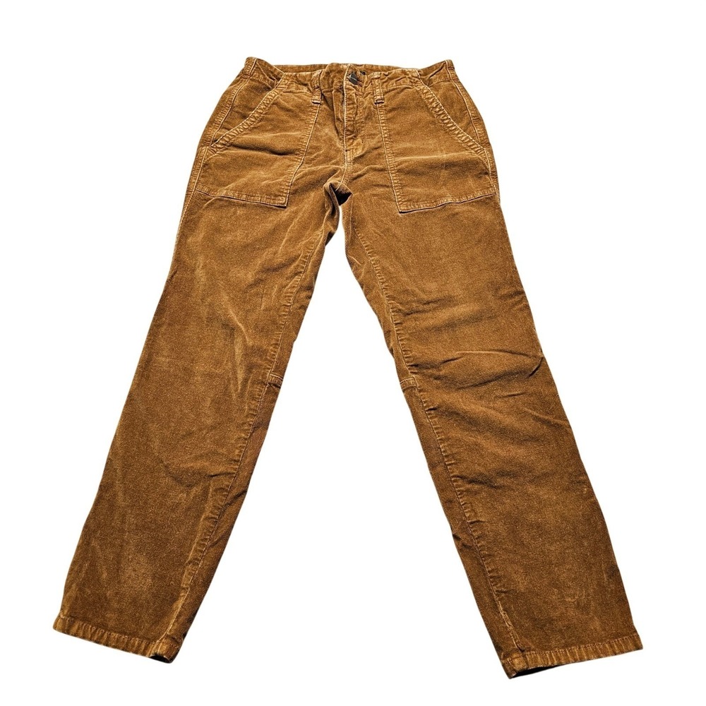 Sanctuary x Anthropologie Brown Corduroy Utility Cargo Pants‎ Ankle Zip Size 28